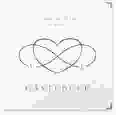 Gästebuch Selection Hochzeit Infinity Leinen-Hardcover lila
