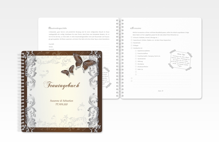 Trautagebuch Hochzeit Toulouse Trautagebuch Hochzeit braun
