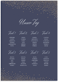 Klick: Details zu Sitzplan Leinwand Hochzeit "Glitter" anzeigen Sitzplan Leinwand Hochzeit "Glitter" 50 x 70 cm Leinwand weiss