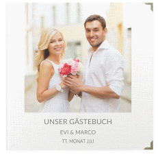 Klick: Details zu Gästebuch Selection Hochzeit "Vista" anzeigen Gästebuch Selection Hochzeit Vista Leinen-Hardcover weiss