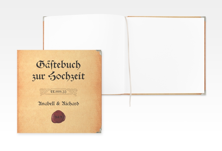 Gästebuch Selection Hochzeit Mittelalter Leinen-Hardcover