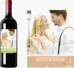 Weinetikett zur Hochzeit "Balance"