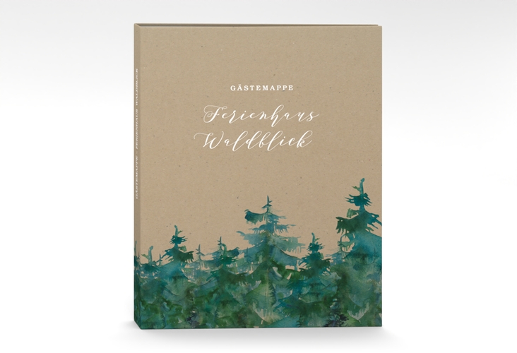 Gästemappe Ferienwohnung A4 Waldblick Gästemappe A4 Kraftpapier
