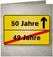 Einladung 50. Geburtstag "Julian/Juliane"