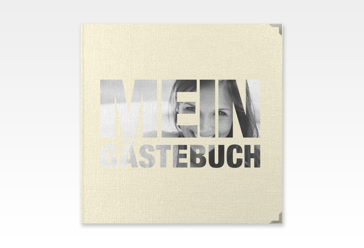 Gästebuch Selection Geburtstag Numbers Leinen-Hardcover beige