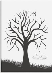 Wedding Tree Leinwand Hochzeitsbaum Henry (bis 200 Gäste)