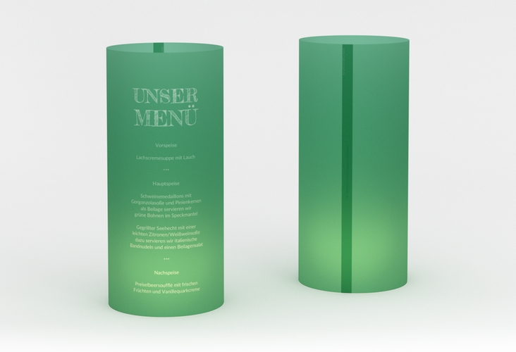 Windlicht Menü Hochzeit Rise Windlicht mint