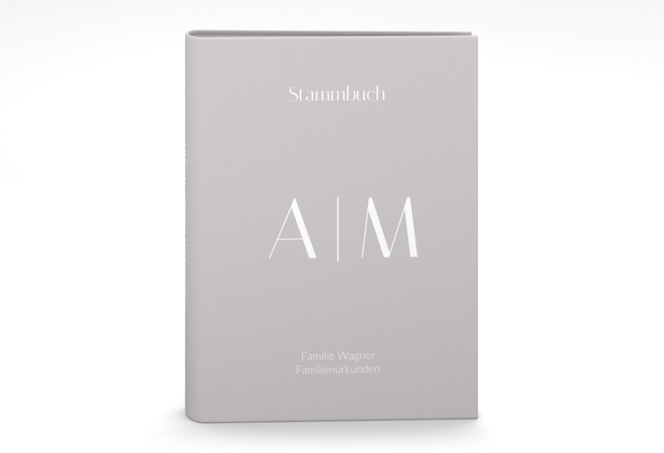 Stammbuch A5 Clean Initial Stammbuch A5
