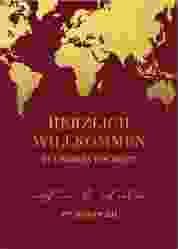 Willkommensschild Poster Traumziel 50 x 70 cm Poster rot im Reisepass-Design
