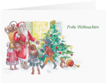 Klick: Details zu Weihnachtskarte "Bescherung" anzeigen Weihnachtskarte "Bescherung"