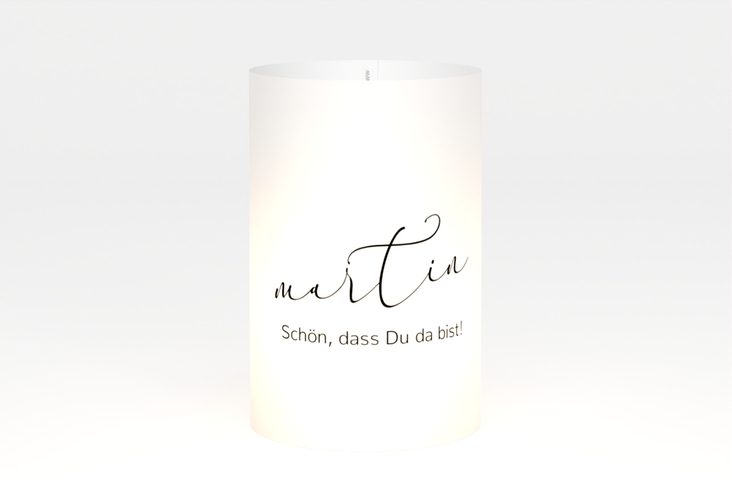Windlicht Hochzeit Lucent Windlicht weiss zum Personalisieren