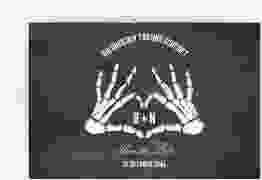 Save the Date-Karte "Skeleton"