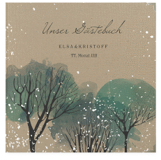 Klick: Details zu Gästebuch Selection Hochzeit "Winterhochzeit" anzeigen Gästebuch Selection Hochzeit Winterhochzeit Leinen-Hardcover Kraftpapier
