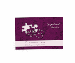 Klick: Details zu Biglietti risposta matrimonio collezione Bergamo anzeigen Biglietti risposta matrimonio collezione Bergamo A6 Postkarte fucsia