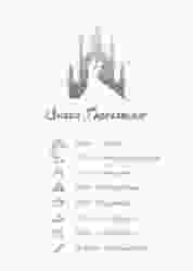 Tagesablauf Poster Hochzeit Castle 50 x 70 cm Poster grau
