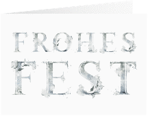 Klick: Details zu Geschäftliche Weihnachtskarte "Frostklar" anzeigen Geschäftliche Weihnachtskarte "Frostklar"