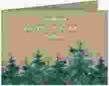 Danksagungskarte "Evergreen"
