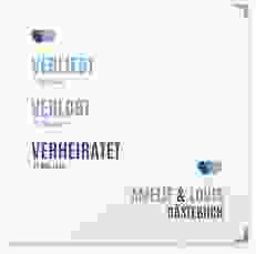 Gästebuch Selection Hochzeit Couple Leinen-Hardcover blau