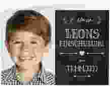 Einschulungskarte Buchstabenparty