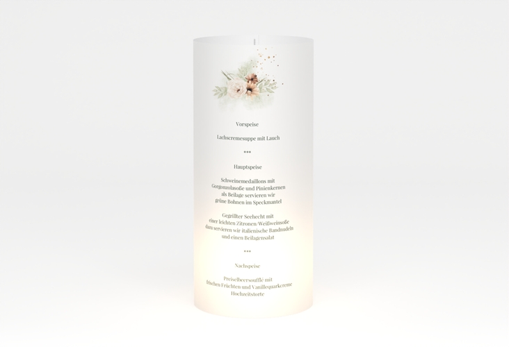 Windlicht Menü Hochzeit "Odeur" Windlicht gruen