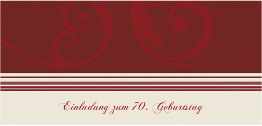 Klick: Details zu Einladung 70. Geburtstag "Katharina" anzeigen Einladung 70. Geburtstag "Katharina"