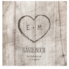 Klick: Details zu Gästebuch Selection Hochzeit "Wood" anzeigen Gästebuch Selection Hochzeit Wood Leinen-Hardcover weiss