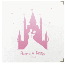 Klick: Details zu Gästebuch Selection Hochzeit "Castle" anzeigen Gästebuch Selection Hochzeit Castle Leinen-Hardcover rosa