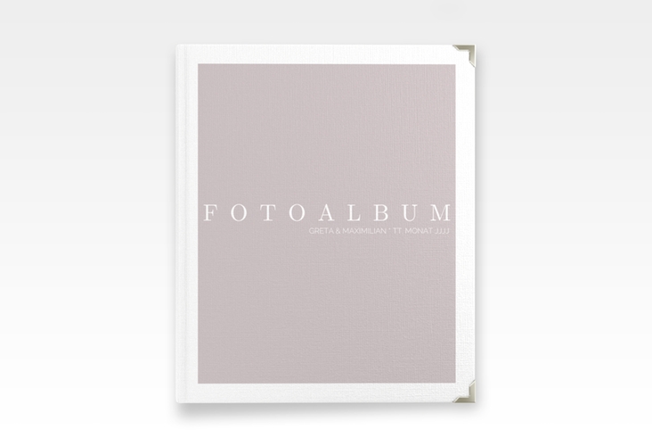 Hochzeitsalbum Simply 21 x 25 cm grau