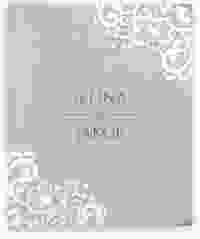 Hochzeitsalbum Vintage 21 x 25 cm grau mit floraler Spitze