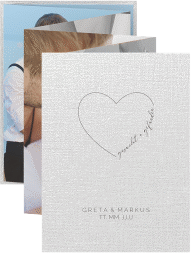 Klick: Details zu Foto-Leporello Hochzeit "Lebenstraum" anzeigen Foto-Leporello Hochzeit Lebenstraum Leporello weiss