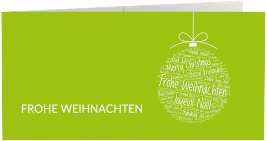 Klick: Details zu Geschäftliche Weihnachtskarte "Wunderkugel" anzeigen Geschäftliche Weihnachtskarte "Wunderkugel"