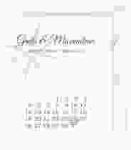 Save the Date-Kalenderblatt Windrose Kalenderblatt-Karte blau