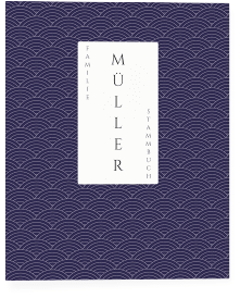 Stammbuch A4 "Seigaiha"