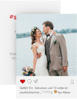 Klick: Details zu Save the Date-Visitenkarte "Posting" anzeigen Save the Date-Visitenkarte "Posting" Visitenkarte weiss