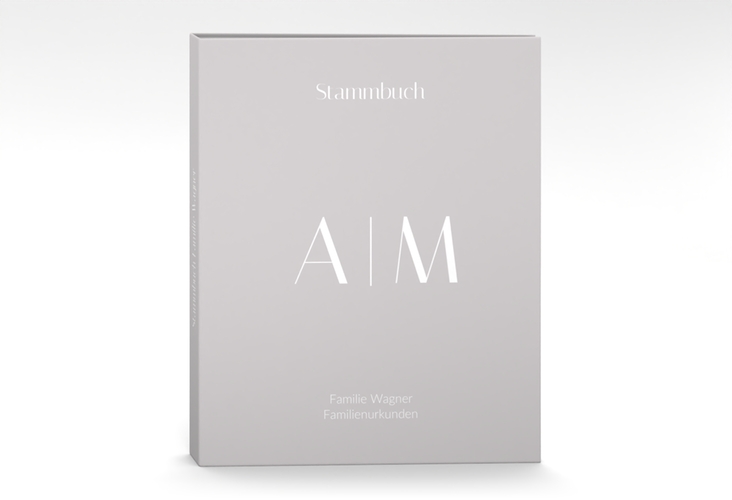 Stammbuch A4 Clean Initial Stammbuch A4