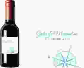 Piccoloetikett Hochzeit Windrose Etikett Piccolo tuerkis