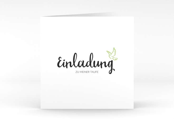 Einladung Taufe Belief quadr. Klappkarte