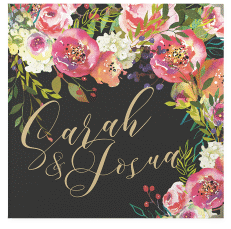 Klick: Details zu Gästebuch Selection Hochzeit "Flowerbomb" anzeigen Gästebuch Selection Hochzeit Flowerbomb Leinen-Hardcover schwarz