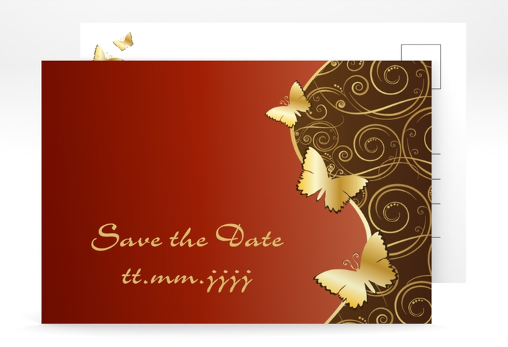 Save the Date-Postkarte Geburtstag Sarah A6 Postkarte