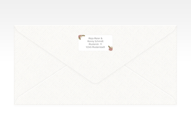 Absenderetikett Hochzeit Hochzeitsbulli 45,7 x 21,2 mm bunt