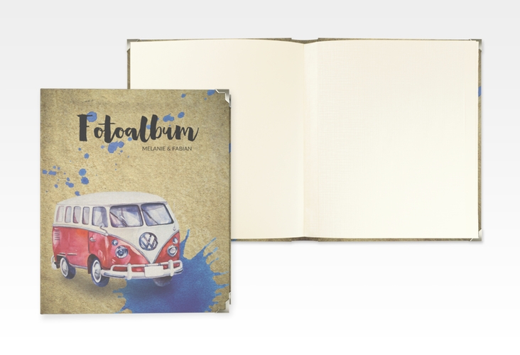 Hochzeitsalbum Bulli 21 x 25 cm beige