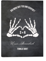 Stammbuch A5 "Skeleton"