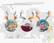Weihnachtskarte "Rentierbande"