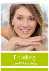 Klick: Details zu Einladung 40. Geburtstag "Gerd/Gerda" anzeigen Einladung 40. Geburtstag "Gerd/Gerda"