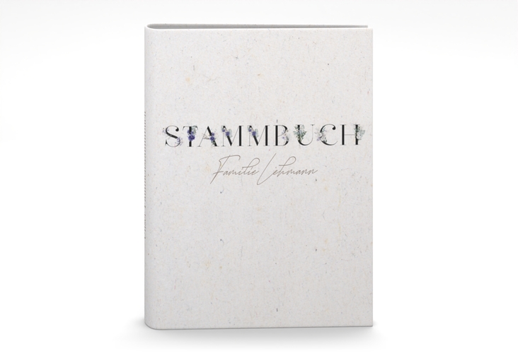 Stammbuch A5 Florale Schrift Stammbuch A5 weiss