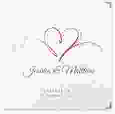 Gästebuch Selection Hochzeit Envie Leinen-Hardcover rot