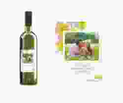 Etichette vino matrimonio collezione Napoli Etikett Weinflasche 4er Set giallo