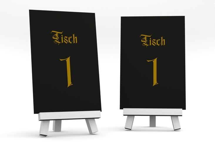 Tischnummer Hochzeit Wednesday Tischaufsteller