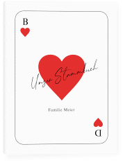 Stammbuch A5 "Kartenspiel"