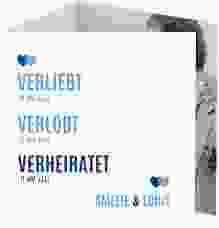 Dankeskarte Hochzeit "Couple"